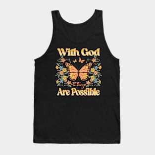 With God All Things Are Possible Tank Top